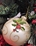Bola árbol de Navidad cristal blanca con bordado - Imagen 2