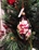 Bola péndulo cristal con bordado árbol de Navidad - Imagen 1